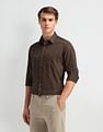 Arrow Manhattan Slim Fit Vertical Striped Shirt
