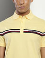 Tommy Hilfiger Transitional Cotton Brand Stripe Polo Shirt
