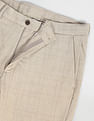 Arrow Newyork Windowpane Check Smart Flex Trousers