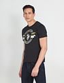 U.S. Polo Assn. Denim Co. Ribbed Neck Brand Print T-Shirt