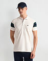 Arrow Sports Horizontal Stripe Pique Polo Shirt