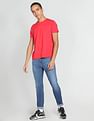 Flying Machine Slash Slim Tapered Fit Rinsed Jeans