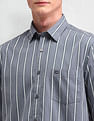 Arrow Sport Tailored Fit Vertical Stripes Shirt