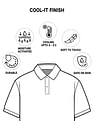 AD by Arvind Overdyed COOL-IT Profound Polo Shirt