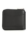 Calvin Klein Solid Leather Zip Around Wallet