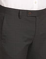 Arrow Tailored Regular Fit Solid Formal Trousers