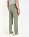 Tommy Hilfiger Kids Green Solid Trousers for Fresh Look
