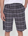 USPA Innerwear Pure Cotton Checked I692 Bermudas - Pack Of 1