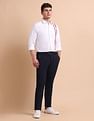 U.S. Polo Assn. Brand Printed Tailored Fit Oxford Shirt