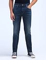 Flying Machine Slash Slim Tapered Washed Jeans