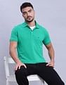 Tommy Hilfiger Solid Regular-Fit Cotton Polo Shirts