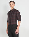 Arrow Plaid Check Slim Fit Shirt