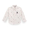 U.S. Polo Assn. Kids Boys Flag Print Shirt