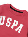 U.S. Polo Assn. Kids Boys Brand Printed Regular Fit Sweatshirt
