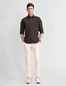 Arrow Sport Tailored Fit Herringbone Shirt