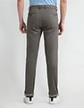 Arrow Sport Slim Mid Rise Textured Trousers