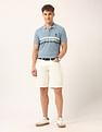 U.S. Polo Assn. Denim Co. Brand Printed Muscle Fit Polo Shirt