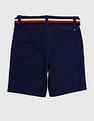 Tommy Hilfiger Boys Blue Solid Shorts
