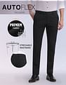 Arrow Newyork Textured Slim Fit Trousers