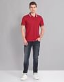 AD by Arvind Cotton Slim Real Deal Polo Shirt