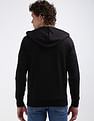 Calvin Klein Logo Tape Raglan Zip Through Sweatshirt