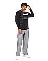 U.S. Polo Assn. Denim Co. Crew Neck Brand Patterned Weave Sweater