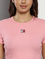 Tommy Hilfiger Slim Badge Ribbed T-Shirt