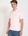Tommy Hilfiger Solid Regular-Fit Cotton Polo Shirt