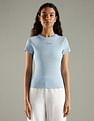 Tommy Hilfiger Solid Slim Fit Cotton T-Shirt