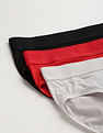 Calvin Klein Underwear Mid Rise Solid Briefs - Pack Of 3