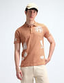 Flying Machine Brand Printed Pattern Relaxed Fit Polo Shirt