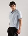 Calvin Klein Jeans Solid Regular-Fit Cotton Polo T-Shirt
