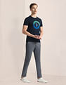 U.S. Polo Assn. Crew Neck Brand Print T-Shirt