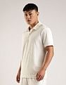 Calvin Klein Jeans Textured Regular-Fit Cotton Polo T-Shirt