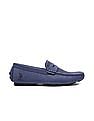 U.S. Polo Assn. Men Penny Strap Debossed Logo Asvalt Loafers