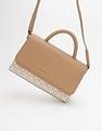 Tommy Hilfiger Logo White Polyester Sling Bag