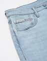 Calvin Klein Jeans Light-Wash Straight-Fit Mid Rise Jeans