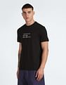 Calvin Klein Mixed Print Stencil Logo T-Shirt