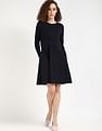 Tommy Hilfiger Cotton Round Neck A-Line Dress
