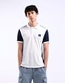 Flying Machine Colour Block Regular Fit Polo Shirt