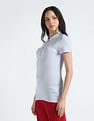 Tommy Hilfiger Slim Fit Zip Through Polo Shirt