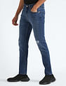 Flying Machine Slash Slim Tapered Distressed Jeans