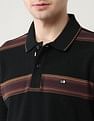 Arrow Sport Horizontal Striped Regular Fit Polo Shirt