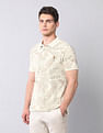 U.S. Polo Assn. Denim Co. Tropical Printed Pure Cotton Polo Shirt