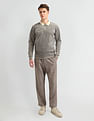 Arrow Textured Regular Fit Sweatshirt