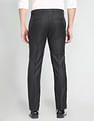 Arrow Hudson Regular Fit Twill Formal Trousers