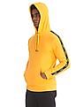 Aeropostale Yellow Side Tape Hooded Sweatshirt