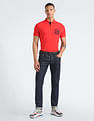 Tommy Hilfiger Embroidered Logo Regular Fit Polo Shirt