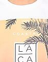 Aeropostale Men White Crew Neck Graphic Print T-Shirt
