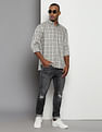 Calvin Klein Madras Check Casual Shirt
